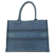 Pre-owned Fabric dior-bags Dior Vintage , Blue , Dames