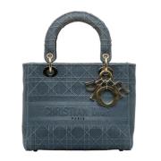 Pre-owned Fabric dior-bags Dior Vintage , Blue , Dames