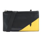 Pre-owned Canvas shoulder-bags Fendi Vintage , Black , Dames