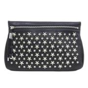 Pre-owned Fabric clutches Jimmy Choo Pre-owned , Black , Dames