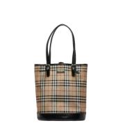 Pre-owned Canvas totes Burberry Vintage , Beige , Dames