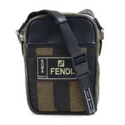 Pre-owned Canvas shoulder-bags Fendi Vintage , Multicolor , Dames