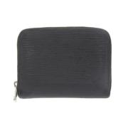 Pre-owned Fabric wallets Louis Vuitton Vintage , Black , Dames