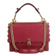 Pre-owned Leather shoulder-bags Fendi Vintage , Red , Dames