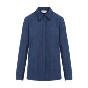 Denim Cruz Shirt Gabriela Hearst , Blue , Dames