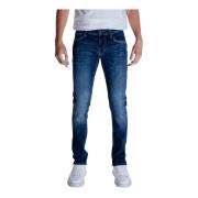 Vintage Overdyed Jeans Collection Antony Morato , Blue , Heren