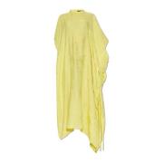 Kreukeleffect Jurk Balenciaga , Yellow , Dames