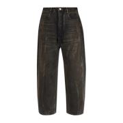 Jeans met Vintage Effect Balenciaga , Black , Dames