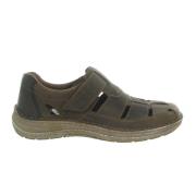 Casual damesschoenen Rieker , Brown , Heren