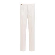 Off White Broek voor Mannen Brunello Cucinelli , Beige , Heren