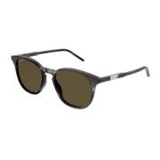 Stijlvolle zonnebril Gg1157S Kleur 004 Gucci , Gray , Heren