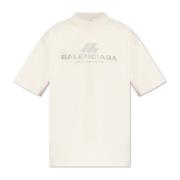 Bedrukt T-shirt Balenciaga , Gray , Heren