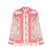 Rope Print Lange Mouw Shirt D.Exterior , Multicolor , Dames