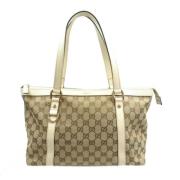 Pre-owned Fabric gucci-bags Gucci Vintage , Beige , Dames