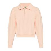 Sweatshirt met kraag Sporty & Rich , Pink , Dames