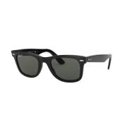 Klassieke Wayfarer zonnebril in zwart/groen Ray-Ban , Black , Unisex