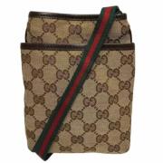 Pre-owned Fabric gucci-bags Gucci Vintage , Beige , Dames