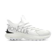 Witte Sneakers met Logo Print Moncler , White , Heren