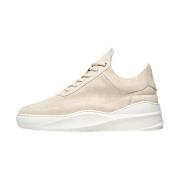 Low Eva Sky Suede Frost Filling Pieces , Beige , Dames