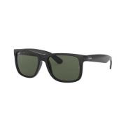 Justin Zonnebril Ray-Ban , Black , Heren