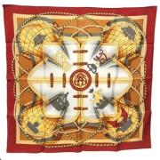 Pre-owned Silk scarves Hermès Vintage , Multicolor , Dames