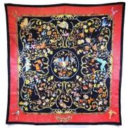 Pre-owned Silk scarves Hermès Vintage , Multicolor , Dames