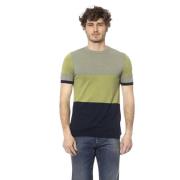 Basis Ronde Hals T-shirt Distretto12 , Multicolor , Heren