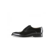 Klassieke Oxford Leren Schoenen Barrett , Black , Heren