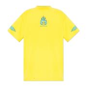 T-shirt met logo Balenciaga , Yellow , Heren