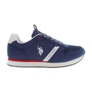 Blauwe Vetersportschoenen U.s. Polo Assn. , Blue , Heren