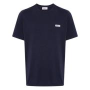 Blauwe T-shirts en Polos met Logo Patch Autry , Blue , Heren