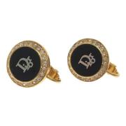 Pre-owned Metal dior-jewelry Dior Vintage , Black , Dames