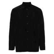 Stijlvolle Shirt voor Mannen en Vrouwen Issey Miyake , Black , Heren