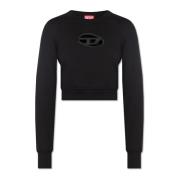 F-Slimmy-Od sweatshirt Diesel , Black , Dames