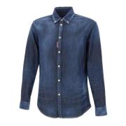 Stijlvolle Overhemden Dsquared2 , Blue , Heren