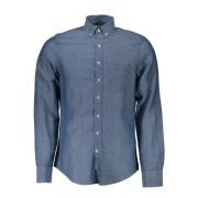 Casual overhemd Gant , Blue , Heren