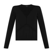 Wollen trui Jil Sander , Black , Dames