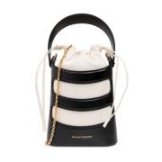 Kooi Harnas Handtas Zwart Alexander McQueen , Black , Dames