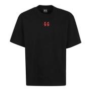 Zwarte T-shirts & Polos Aw24 44 Label Group , Black , Heren