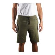 Groene laterale logo katoenen shorts Cerruti 1881 , Green , Heren