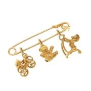 Pre-owned Yellow Gold brooches Cartier Vintage , Yellow , Dames