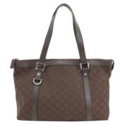 Pre-owned Fabric gucci-bags Gucci Vintage , Brown , Dames