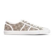 Beige Ebony Julio Sneakers Gucci , Beige , Heren