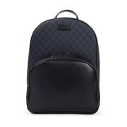 Stijlvolle Zwarte Rugzak Gucci , Black , Heren