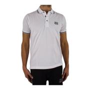 Wit Polo Shirt - Piqué Gebreid Cerruti 1881 , White , Heren