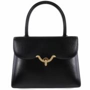 Pre-owned Fabric handbags Hermès Vintage , Black , Dames