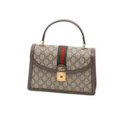 Pre-owned Canvas handbags Gucci Vintage , Brown , Dames