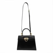 Pre-owned Fabric shoulder-bags Salvatore Ferragamo Pre-owned , Black ,...