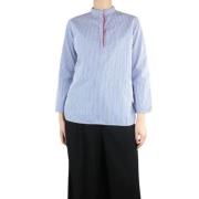 Pre-owned Cotton tops Celine Vintage , Blue , Dames