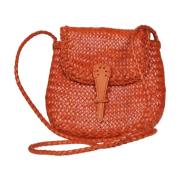 Stijlvolle Leren Tas Dragon Diffusion , Orange , Dames